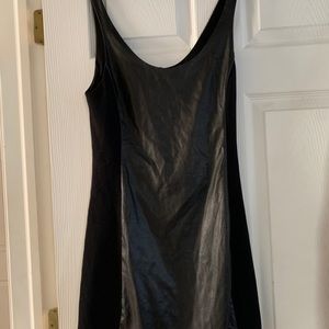 Free People Vegan Leather Body Con Dress